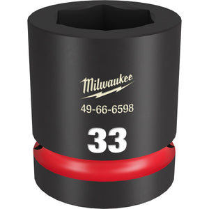 Milwaukee SHOCKWAVE™ Impact Duty 1" Drive 33MM Standard 6 Point Socket 49-66-6598
