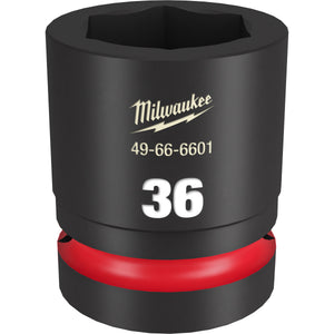 Milwaukee SHOCKWAVE™ Impact Duty 1" Drive 36MM Standard Shallow 6 Point Socket 49-66-6601