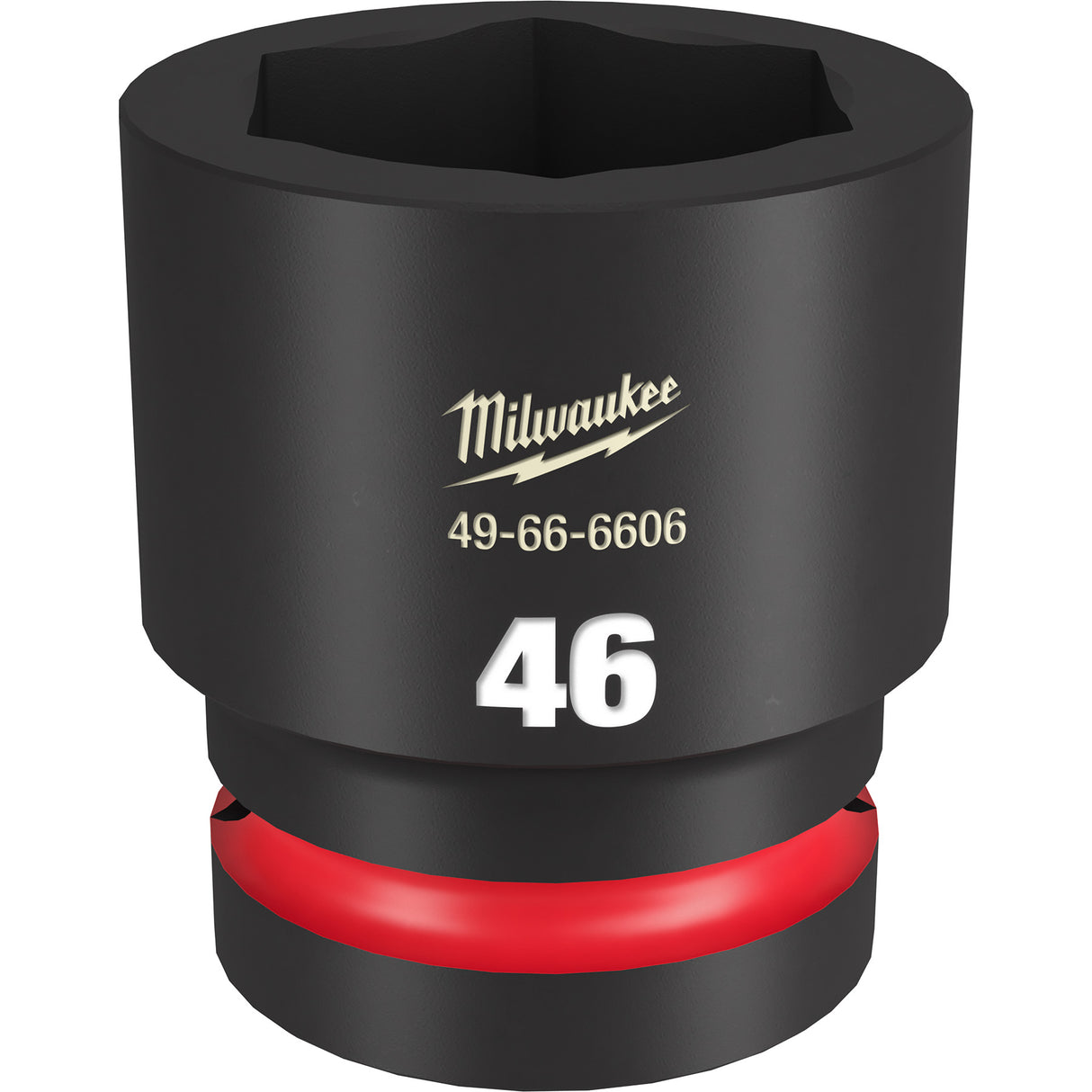 Milwaukee SHOCKWAVE™ Impact Duty 1" Drive 46MM Standard Shallow 6 Point Socket 49-66-6606