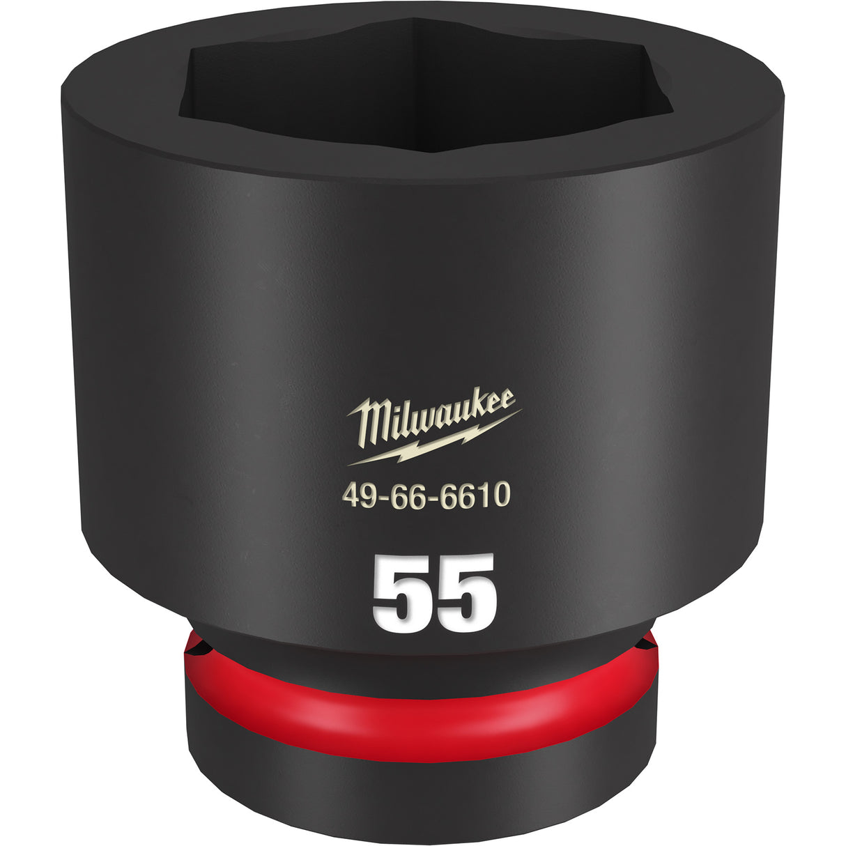 Milwaukee SHOCKWAVE™ Impact Duty 1" Drive 55MM Standard 6 Point Socket 49-66-6610