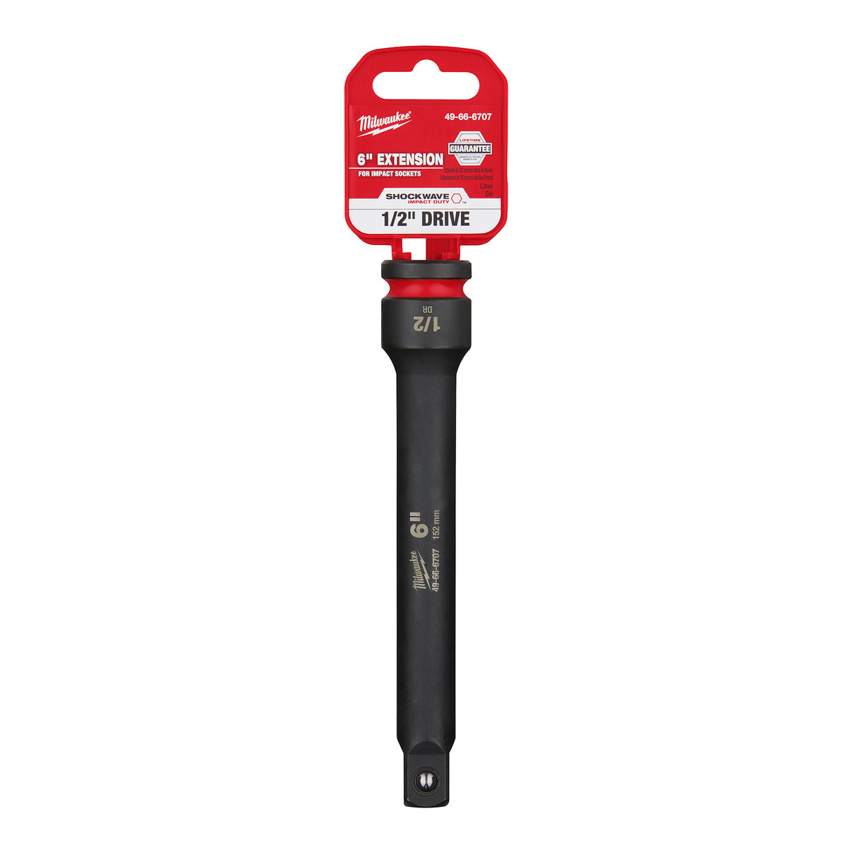Milwaukee SHOCKWAVE Impact Duty™ 1/2in Drive 6in Length Socket Extensions 49-66-6707
