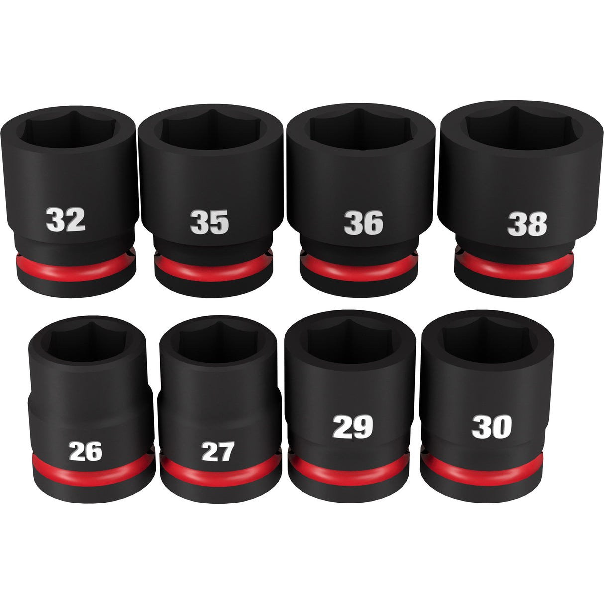 Milwaukee 49-66-7019 8 PC SHOCKWAVE Impact Duty™ 3/4" Drive Metric Standard 6 Point Socket Set