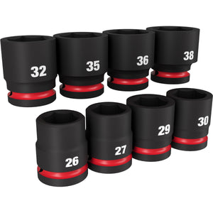 Milwaukee 49-66-7019 8 PC SHOCKWAVE Impact Duty™ 3/4" Drive Metric Standard 6 Point Socket Set