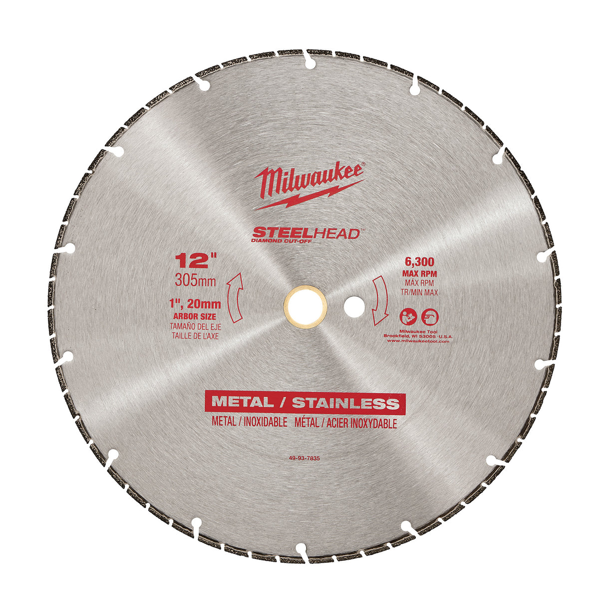 Milwaukee 49-93-7835 12" STEELHEAD™ Diamond Cut-Off