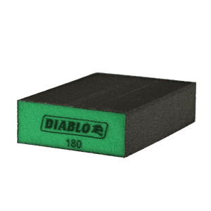 DIABLO DFBLBLOSFN04G 5" x 3" x 1" 60-Grit Large Flat Edge Sanding Sponges (4-pk)