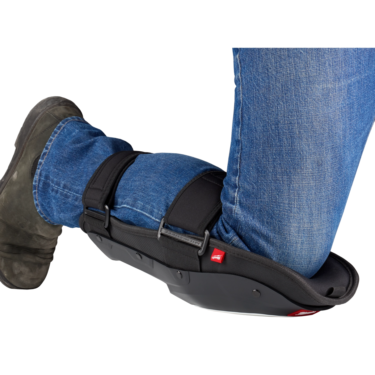 Milwaukee Dynamic Flooring Knee Pad jobsite use