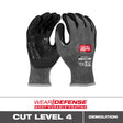 Milwaukee 48-73-6946 Cut Level 4 High Dexterity Nitrile Dipped Gloves XS main image