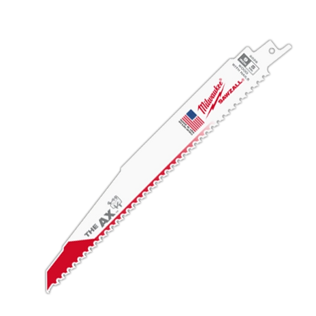 Milwaukee 48-00-8026CAN 9" 5 TPI AX™ SAWZALL® Blade for Wood with Nails (25 PK)