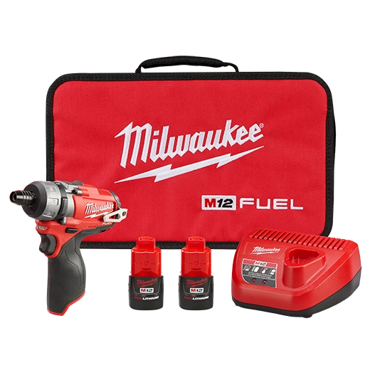 2402-22 M12 FUEL 12 Volt Lithium-Ion Brushless Cordless 2SPD Screwdriver Kit