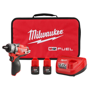 2402-22 M12 FUEL 12 Volt Lithium-Ion Brushless Cordless 2SPD Screwdriver Kit