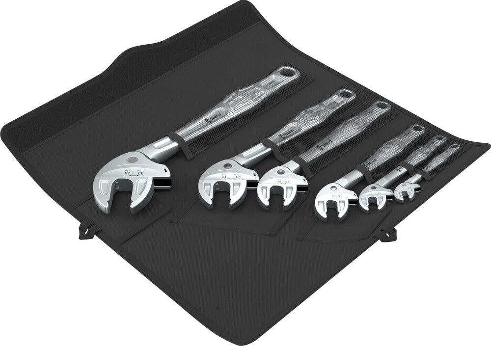 WERA 05020111001 6004 JOKER 6 SET 1 SELF-SETTING SPANNER SET, (6 PIECES)