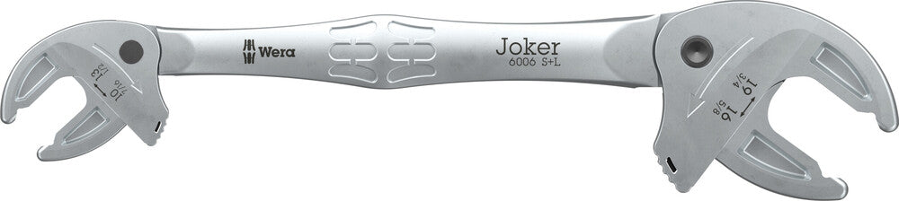 WERA 05020332001 6006 JOKER S/L SELF-SETTING DOUBLE OPEN-END SPANNER