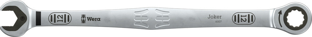 WERA 05020356001 6007 JOKER SB RING RATCHET SPANNER, LONG DESIGN, 12 X 245 MM