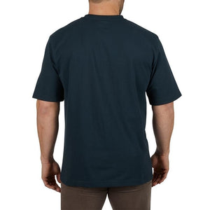 601BL - XL Men's Heavy Duty Pocket T-Shirt - Short Sleeve - Blue X - Large - Mississauga Hardware Centre Inc