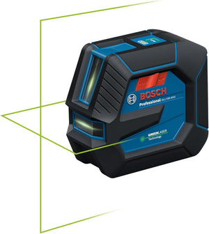 BOSCH GLL100-42GL 3.7V Green-Beam Self-Leveling Cross-Line Laser with Li-Ion Battery