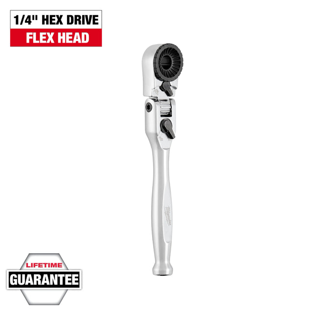 Milwaukee 48-22-2951 1/4” Hex Drive Mini Flex Head Bit Ratchet