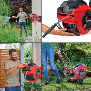 EINHELL GE-HR18/30LI 18V 5/8” x 100 ft. Cordless Water Hose Reel With Bonus Battery & Charger