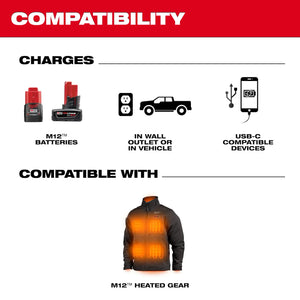 MILWAUKEE 48-59-1211 M12™ TOP-OFF™ Power Supply and Charger