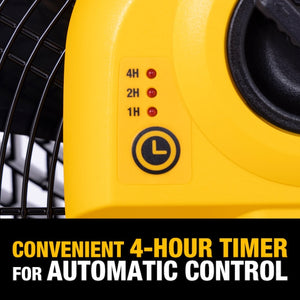 DEWALT DXF1850B 18" 20V AC/DC 3-Speed Drum Fan Tool with Adapter Cord
