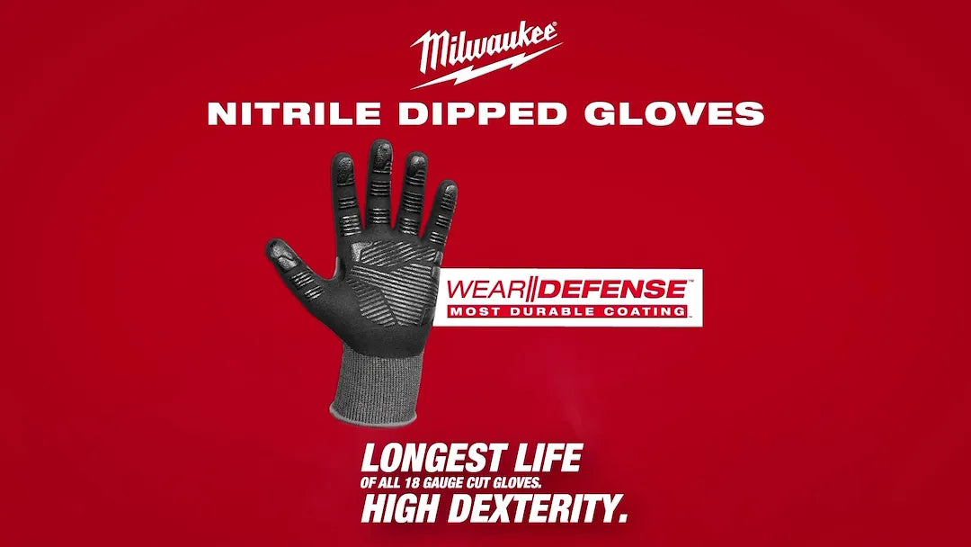 Milwaukee Cut Level 3 High Dexterity glove gallery tile image