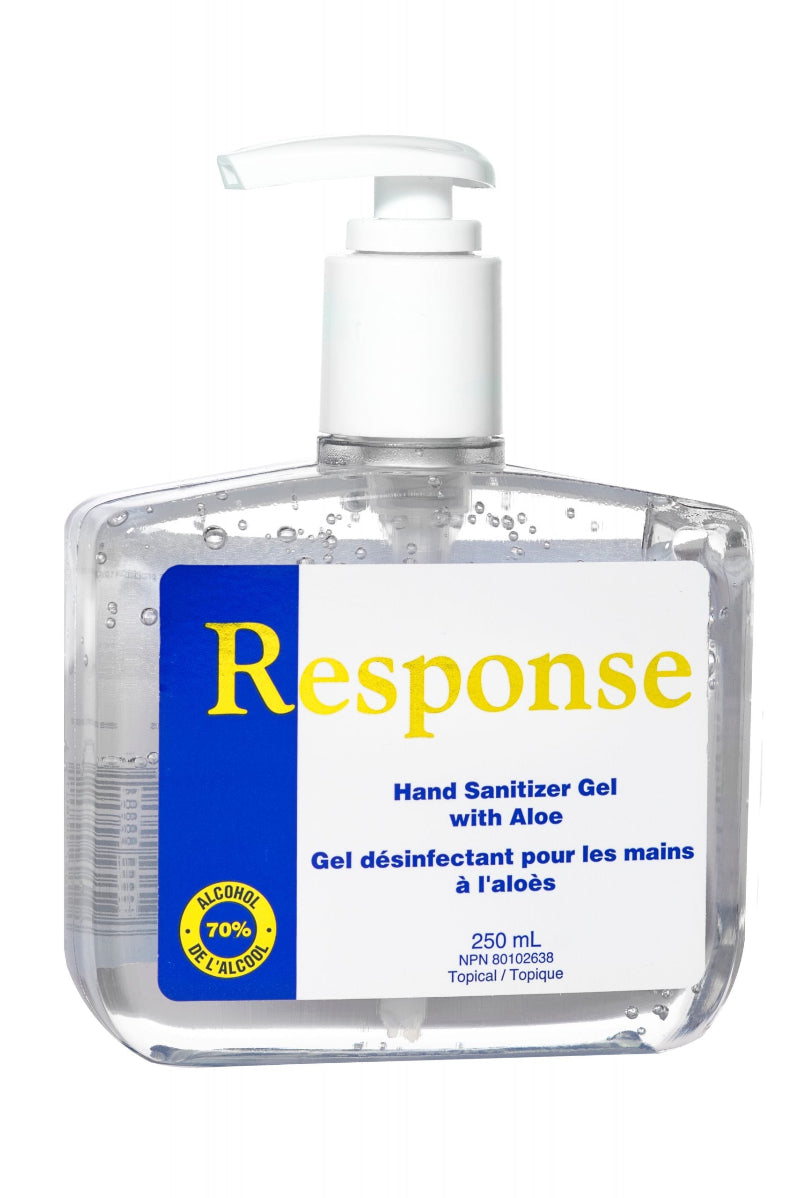Response 250ml HAND SANITIZER GEL WITH ALOE