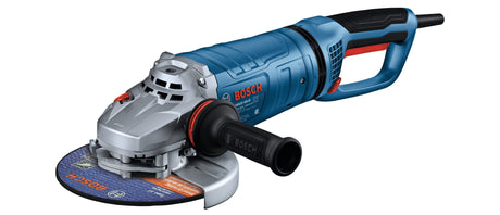 Bosch angle grinder on a white background