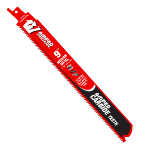 DIABLO DS0910CFA3 9" 10TPI AMPED™ Steel Demon™ Carbide Teeth Reciprocating Saw Blades for Medium Metal (3-pk)