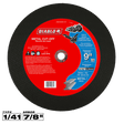 Diablo  9" Metal Cut-Off Disc