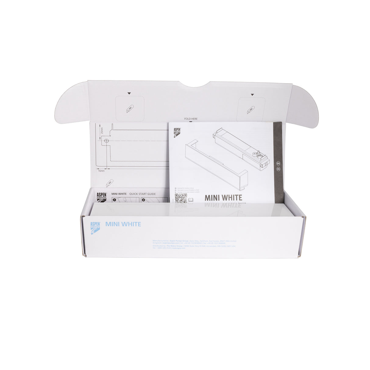 ASPEN PUMPS FP3578/MG Mini White Condensate Removal Pump