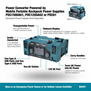 MAKITA BAC01 Power Converter