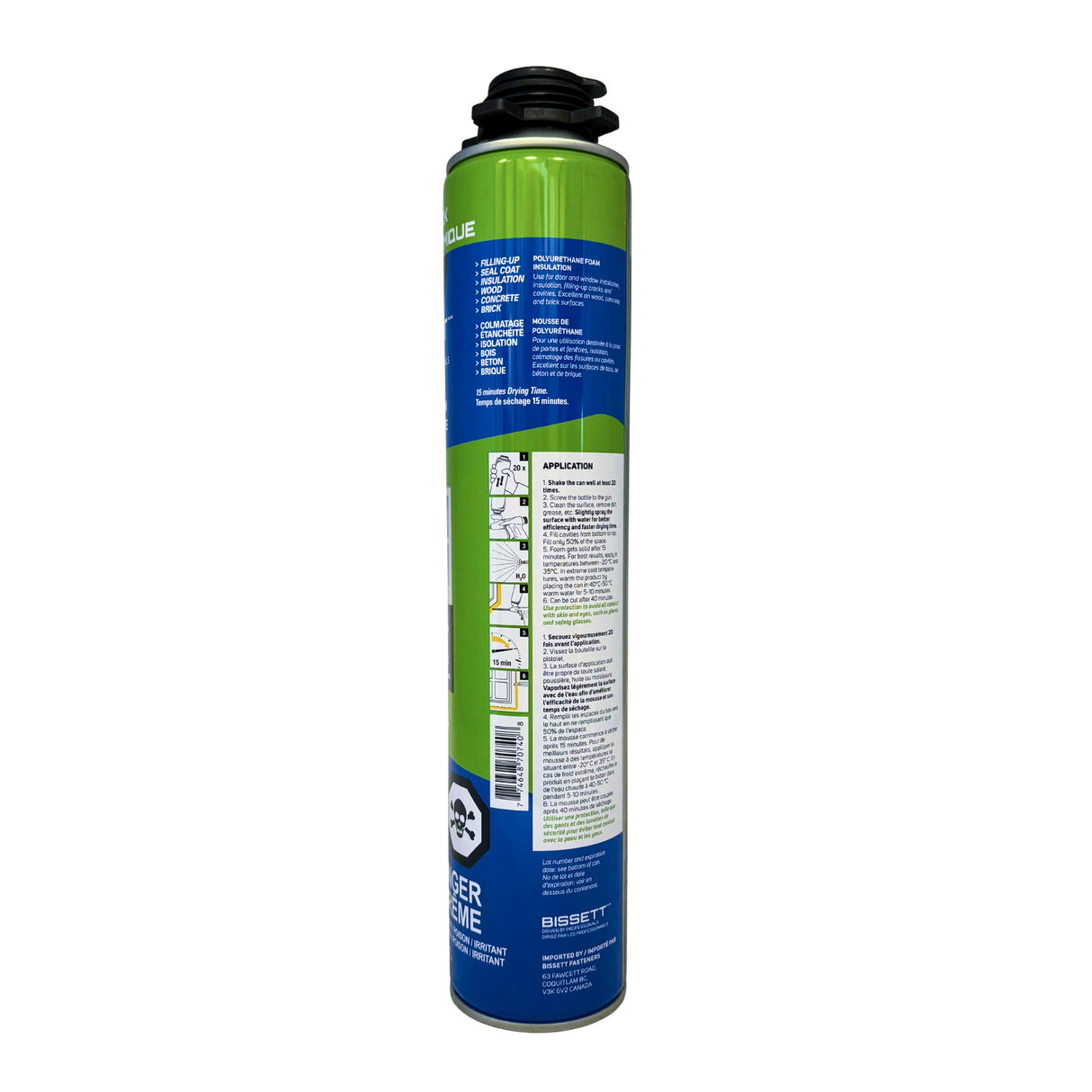 Bissett Low Expansion Insulation Foam (Gun Foam)
