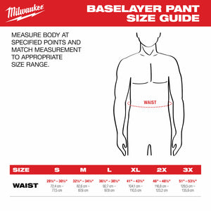 Milwaukee M600B-21  Heated Merino Wool Baselayer Pants