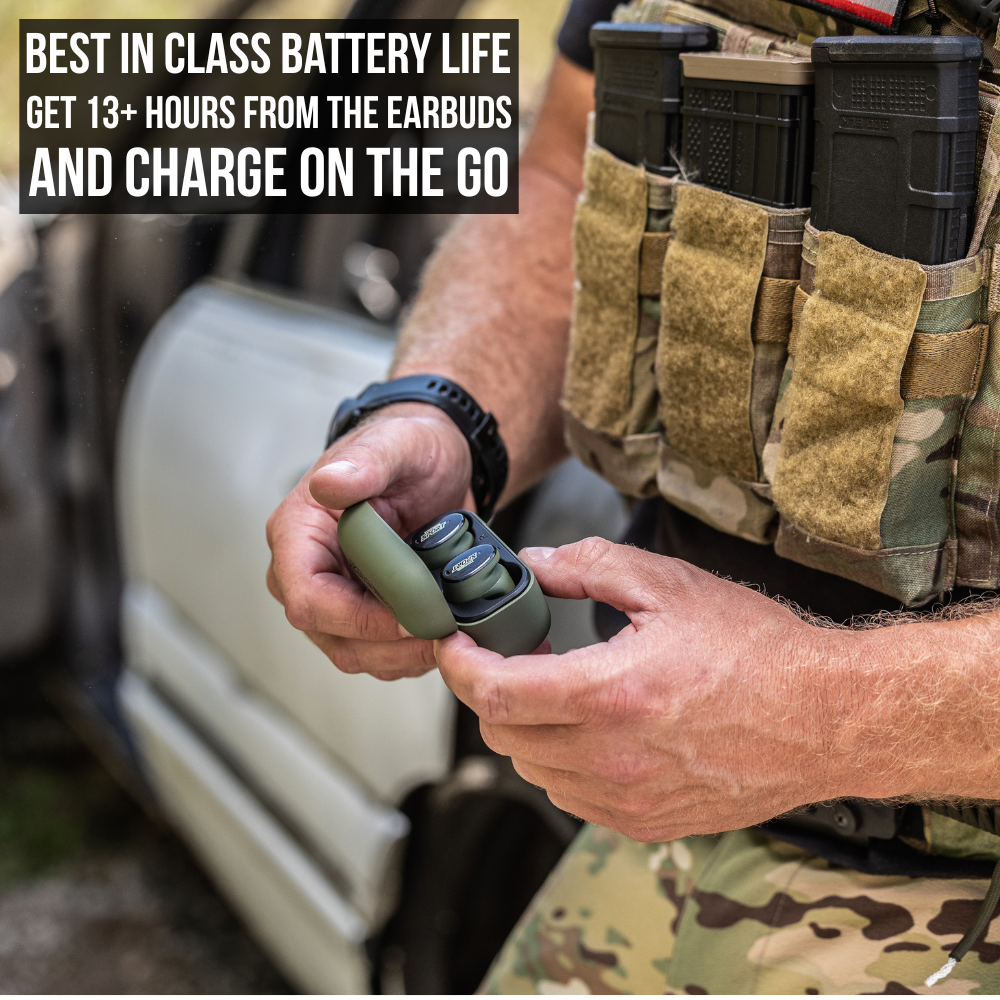 ISOTUNES CALIBER BT battery life feature