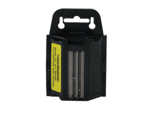 Circle Brand CB38043 Replacement Utility Blades with Dispenser 100/PK (Double Notch Style)