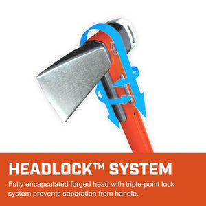 Crescent CMAUL8 8 lb. HEADLOCK™ Fiberglass Splitting Maul