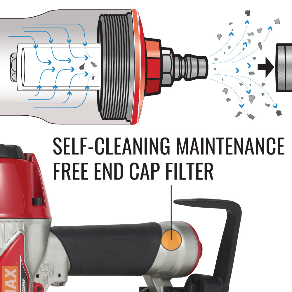 MAX Siding Coil Nailer up to 2-1/2"