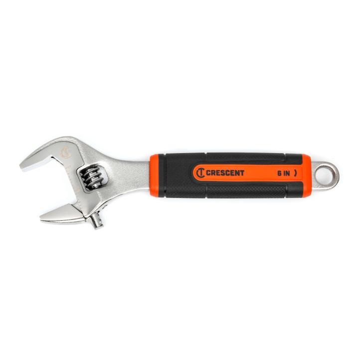 Crescent AC36CVS 6" Adjustable Wrench with Quick-Fit-Jaw