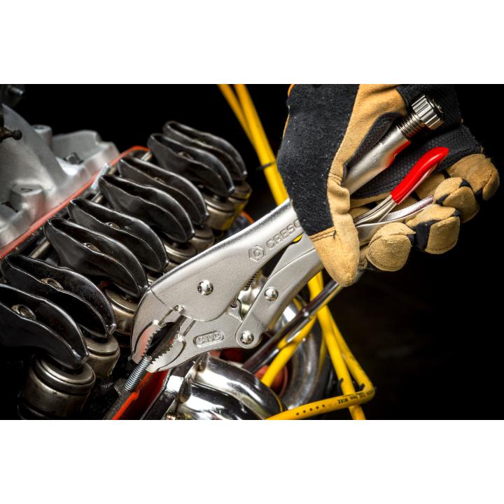 Crescent C10CVN-08 10" Curved Jaw Locking Pliers with Wire Cutter