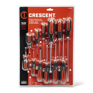 Crescent CSDS12PCSET 12 Piece Dual Material Screwdriver Set