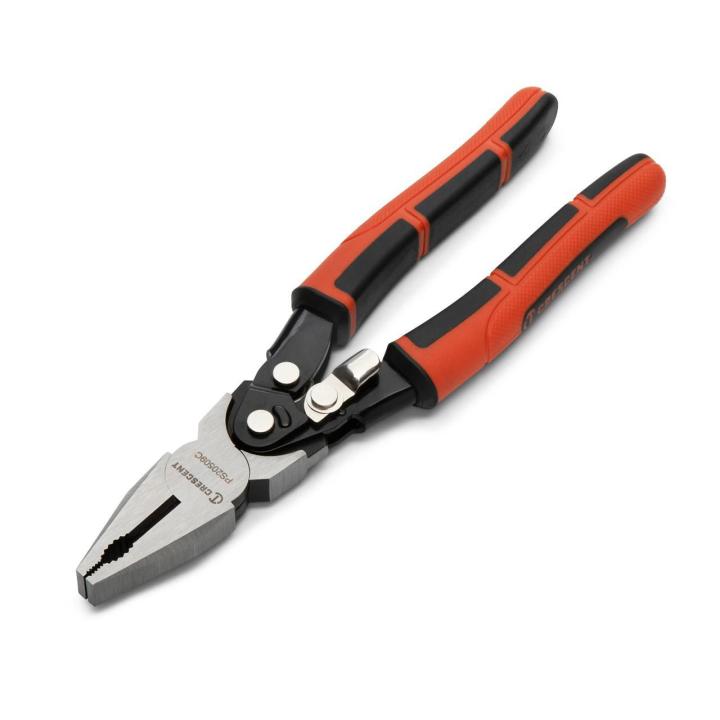CRESCENT PS20509C 8" Pro Series Dual Material Lineman Compound Action Cutting Pliers