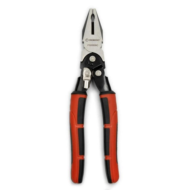 CRESCENT PS20509C 8" Pro Series Dual Material Lineman Compound Action Cutting Pliers