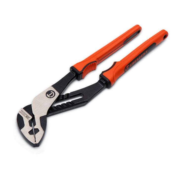 Crescent RTZ212CGR 12" Z2 K9™ Straight Jaw Tongue and Groove Plier with Dual Material Rawhide Handle