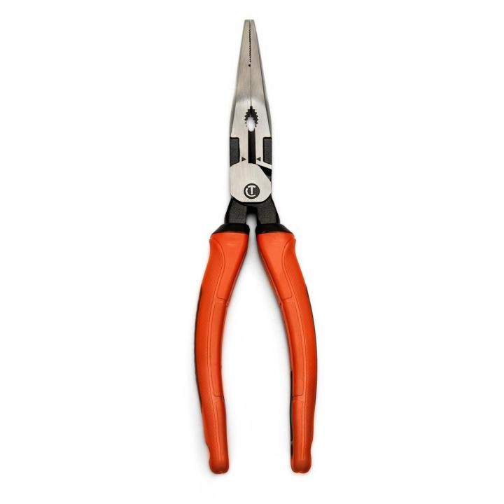Crescent Z6548CGR-06 8" Z2 Long Nose Plier with Dual Material Grip Rawhide Handle