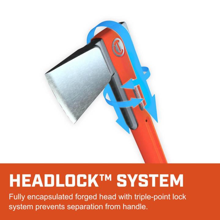 Crescent CFAXE6 6 lb. HEADLOCK™ Fiberglass Splitting Axe