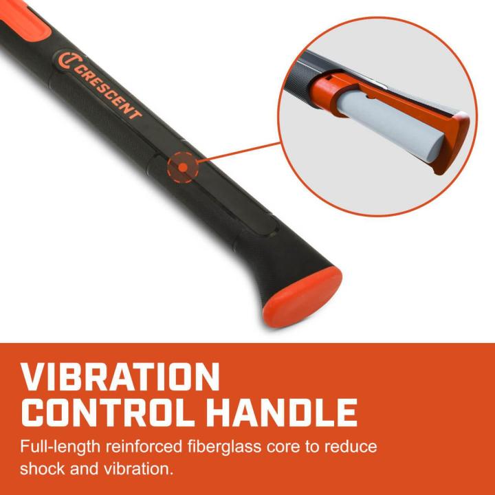 Crescent CFAXE6 6 lb. HEADLOCK™ Fiberglass Splitting Axe