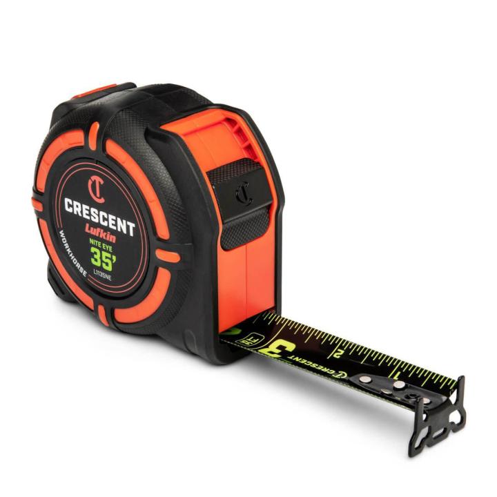 Crescent L1135NE 1-1/4" x 35' WORKHORSE NITE EYE™ Tape Measure