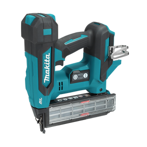 Makita nail gun on a white background
