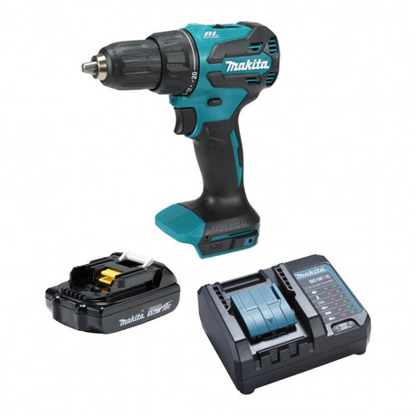 Makita DHP490Y01 18V LXT Brushless 1/2" Hammer Drill-Driver, Compact Kit