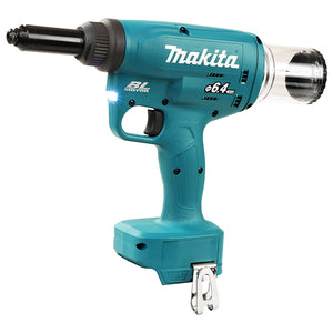 Makita DRV250Z 18V LXT Brushless Rivet Gun, Dia. 3/16" - 1/4", Tool Only