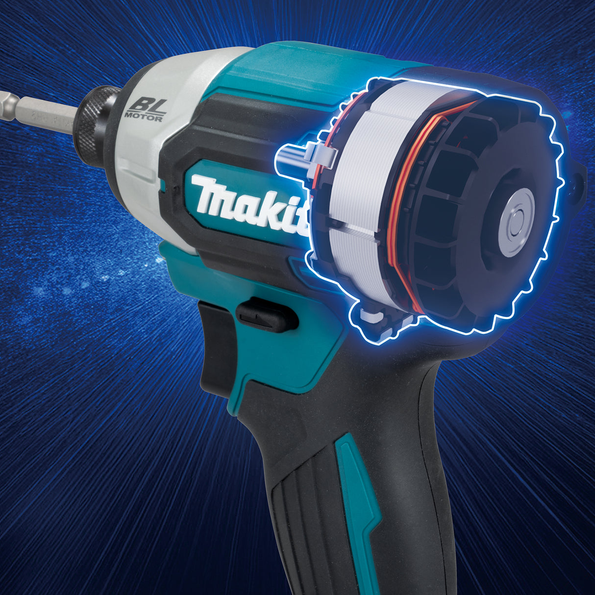 Makita DTD201Z 18V LXT Brushless 1/4" Impact Driver, Tool Only